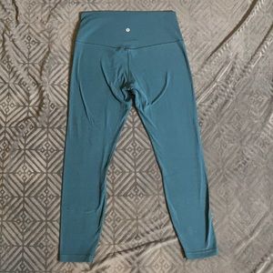 Blue-Green Lululemon Align Leggings